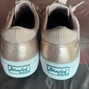 Blowfish Malibu Gold Sneakers NWOT